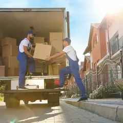 Small Removal Company van loaded for a house move in Watford