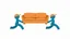 Small Removal Company logo — two blue stickmen carrying a sofa